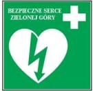 Logotyp bezpiecznego serca Zielonej Góry