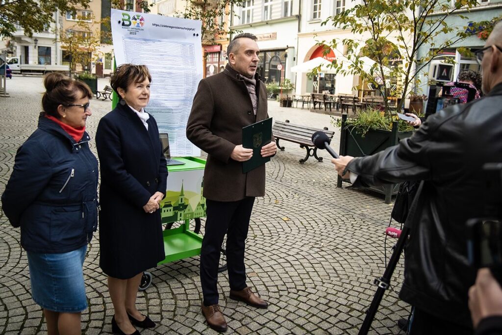 Konferencja prasowa poświęcona Budżetowi Obywatelskiemu