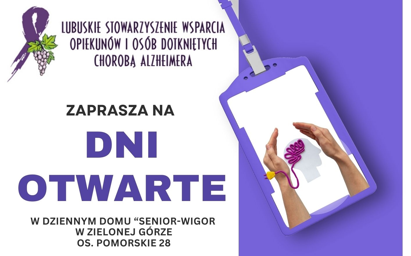 Dzienny Dom "Senior-Wigor" zaprasza na dzień otwarty