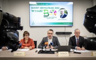 Konferencja prasowa poświęcona wynikom Budżetu Obywatelskiego 2025