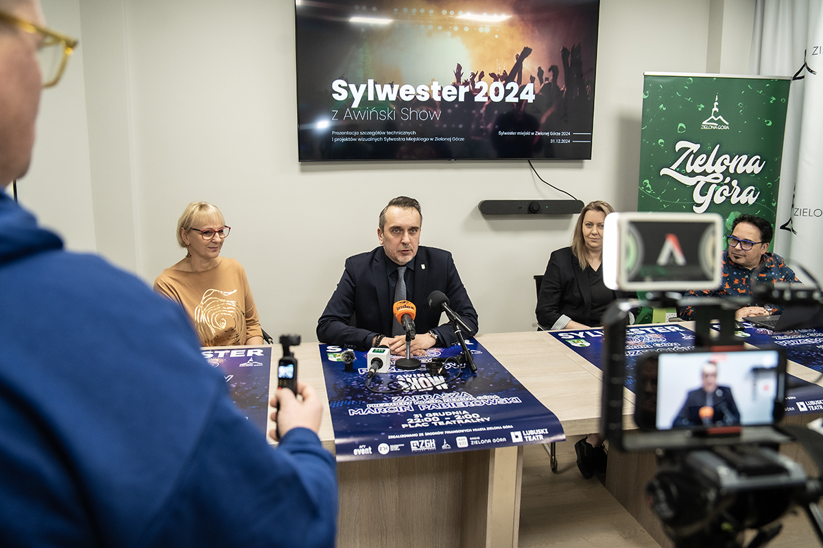 Konferencja prasowa poświęcona Miejskiemu Sylwestrowi